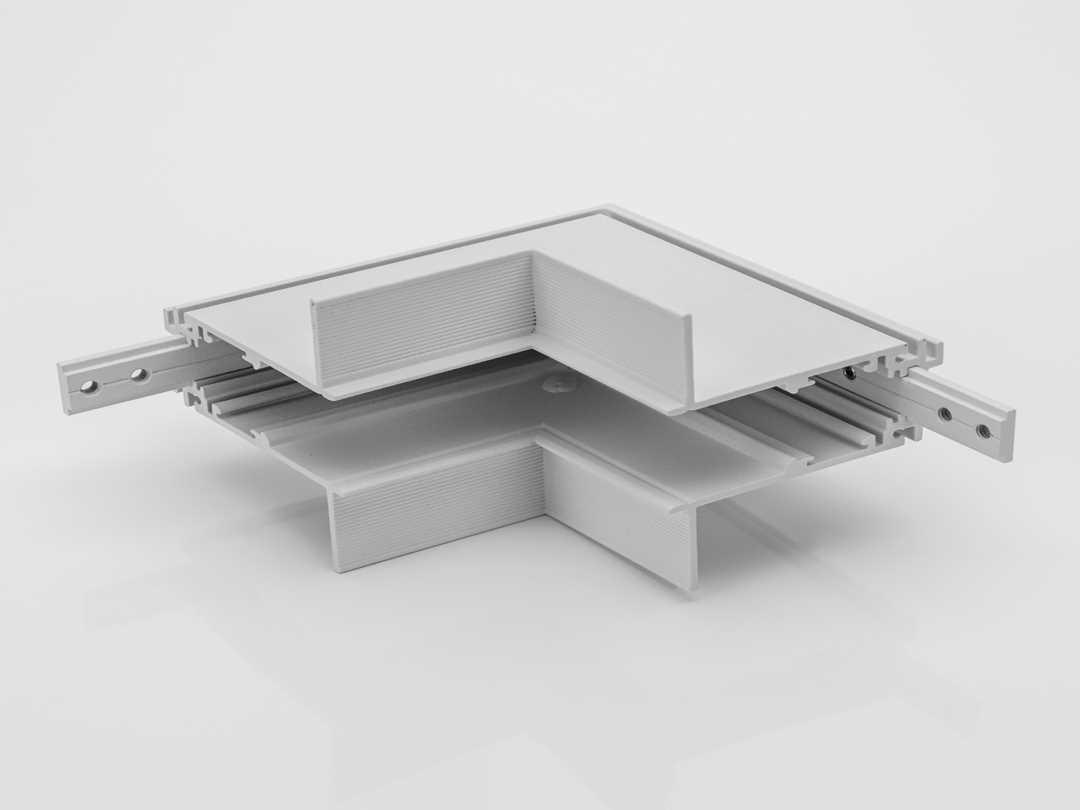 Трековые систем Коннектор LUMKER SY-LINK-INT-T2S-WH 013615 белый металл