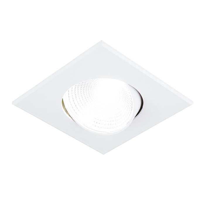 Офисное освещение Встраиваемый светодиодный светильник Ambrella light Techno Led S490 W белый пластик