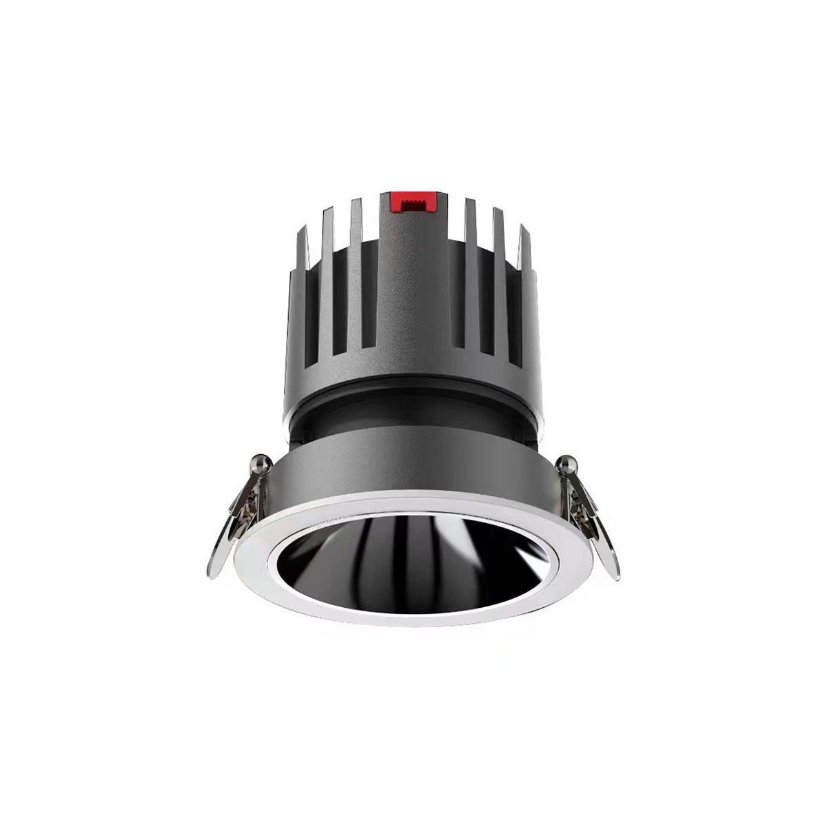 Офисное освещение Встраиваемый светодиодный светильник Favourite Mortise 4424-1C черный металл