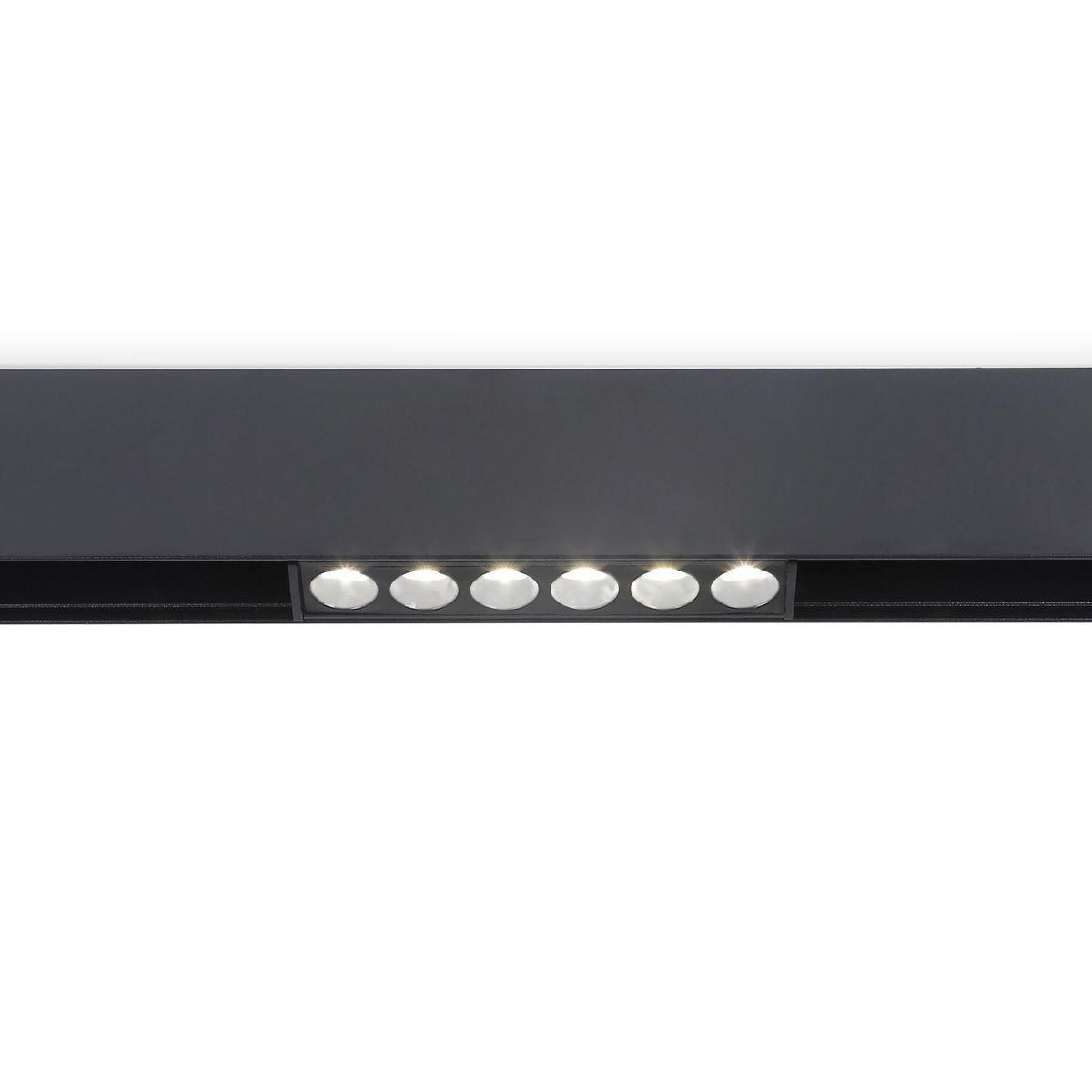 Трековые светильник Трековый светодиодный светильник Ambrella light Track System Magnetic черный металл