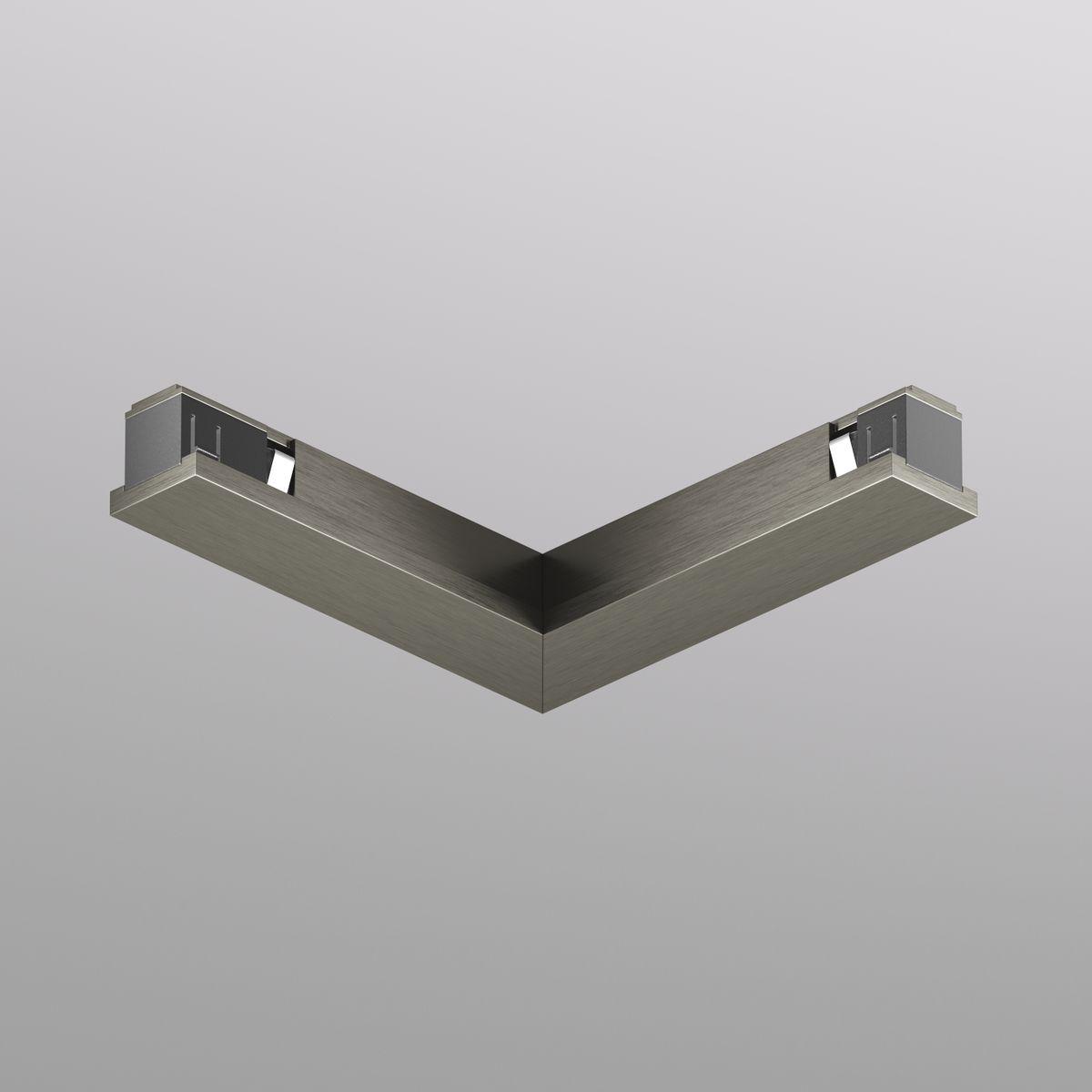 Трековые систем Коннектор L-образный Denkirs Shine Base TR5723-DN никель металл