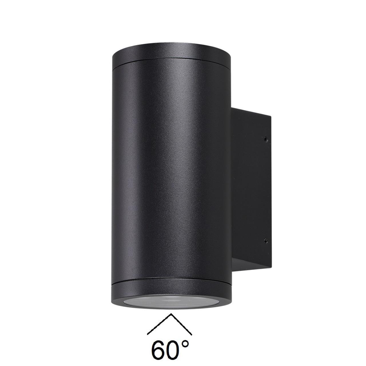 Уличное освещение Уличный настенный светодиодный светильник Odeon Light Nature Long 7142 / 24WL черный металл