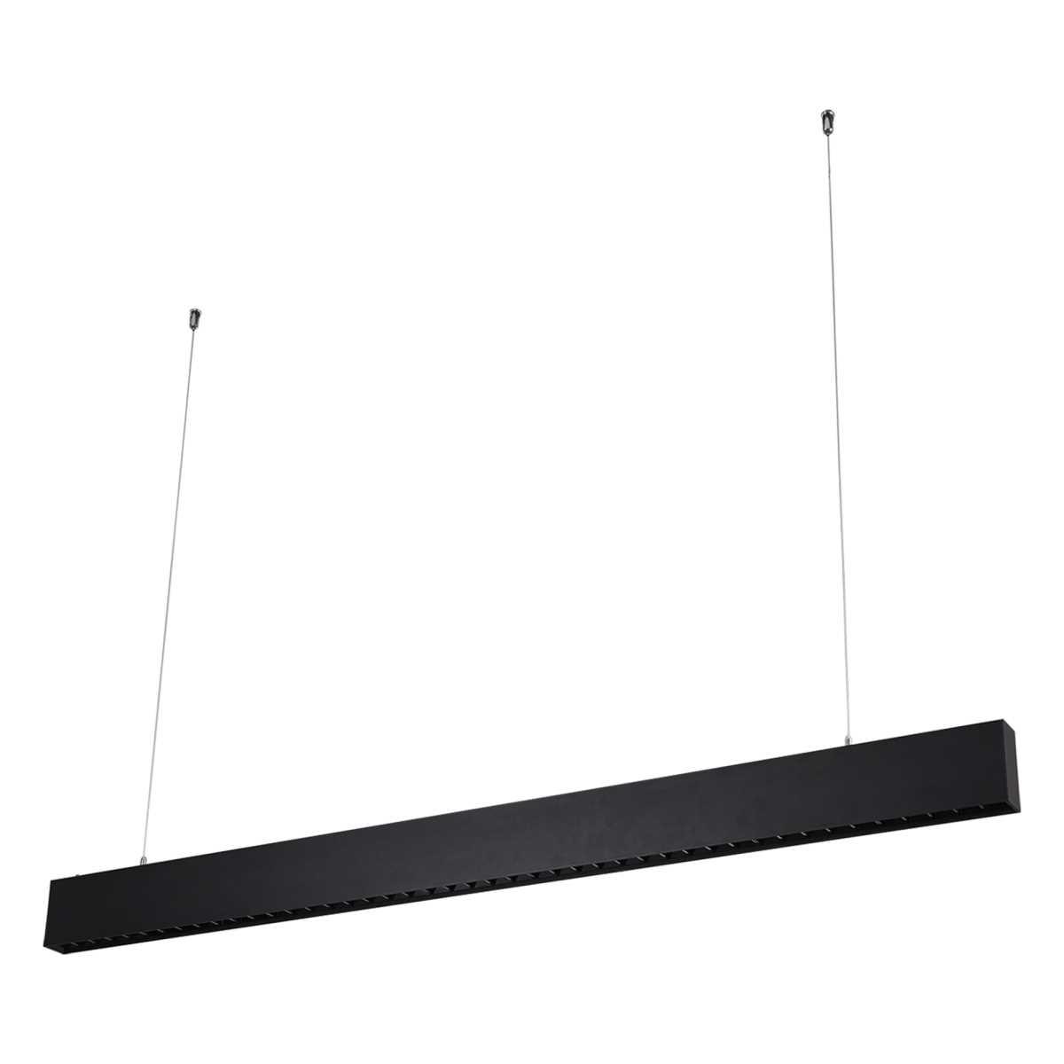 Подвесные светильник Светильник линейный светодиодный Apeyron Anti-glare Apeyron черный металл