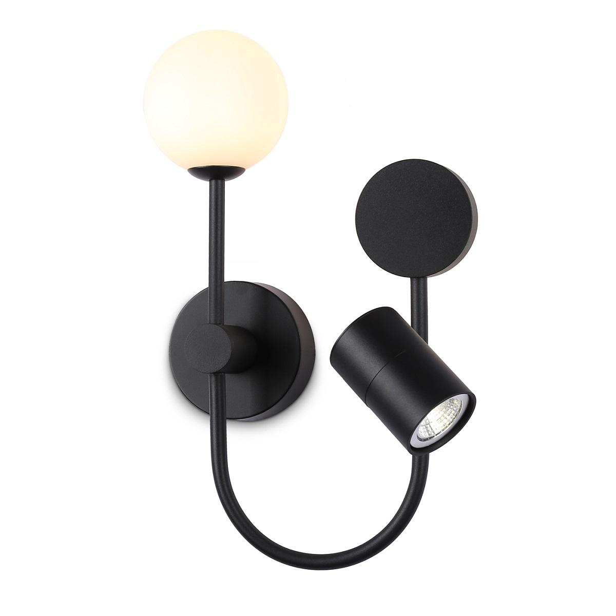 Настенные светильник Настенный светодиодный светильник Ambrella light Comfort LineTech черный металл