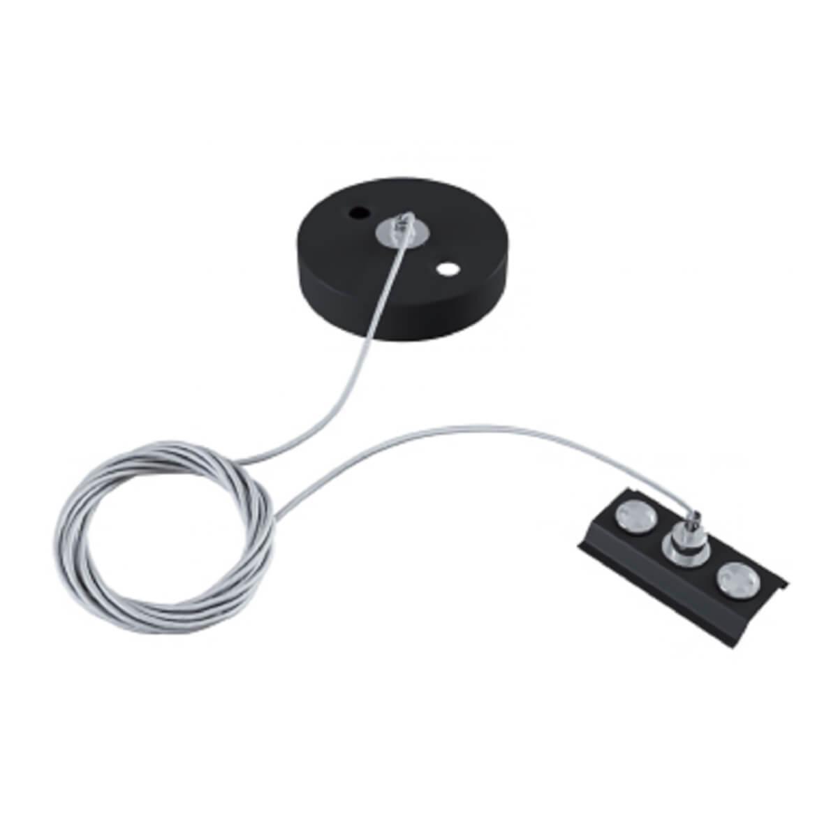 Трековые систем Подвес для шинопровода ЭРА TR-1PA-SW-BK Б0054480 черный металл