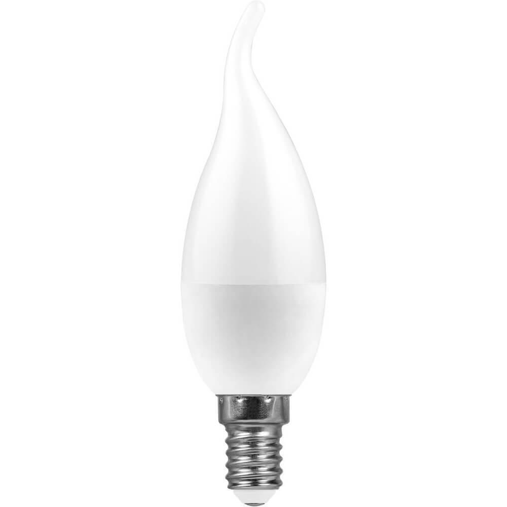 Лампочк Лампа светодиодная Feron Свеча Матовая