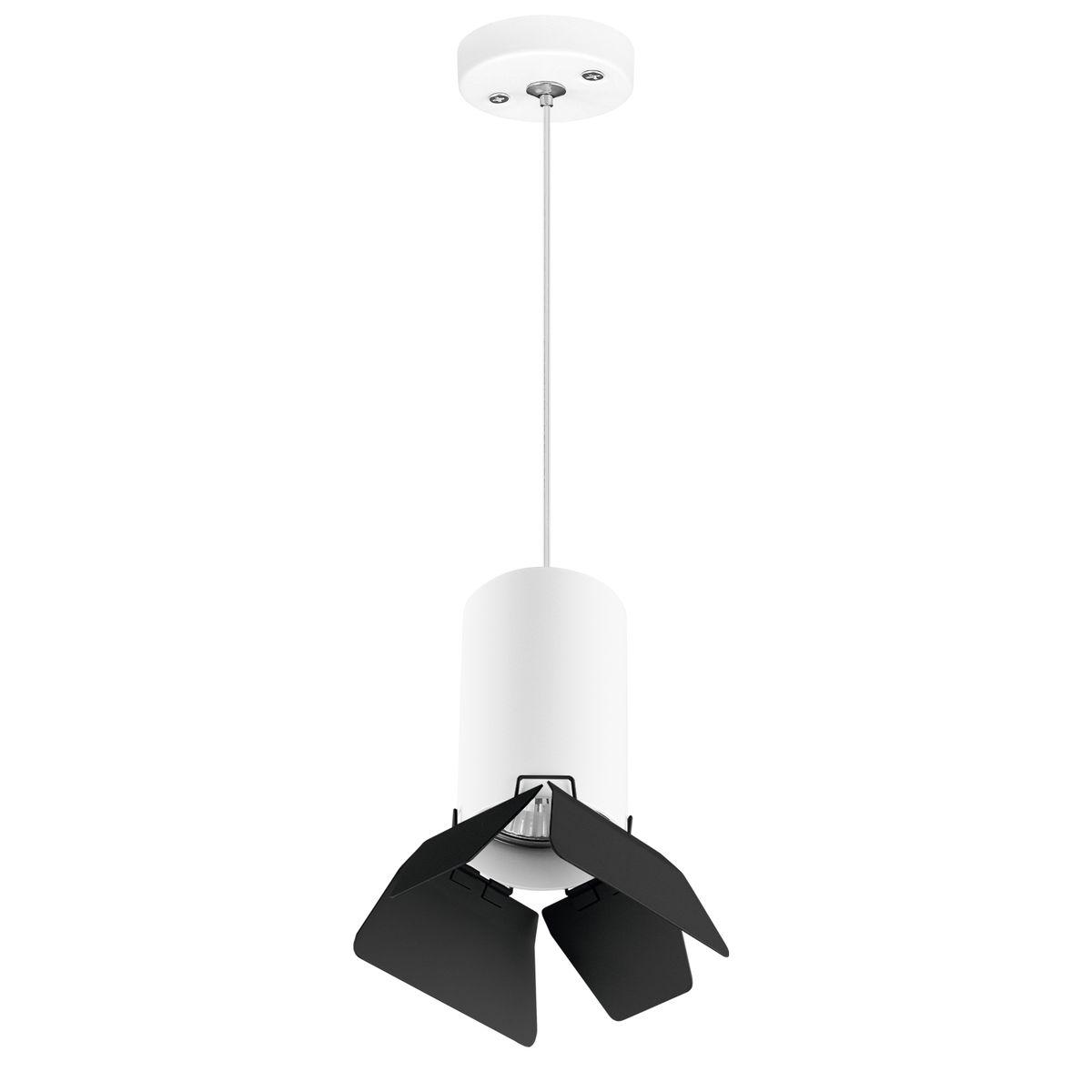 Светильник Комплект с подвесным светильником Lightstar Rullo (214436+590056+202437) белый металл