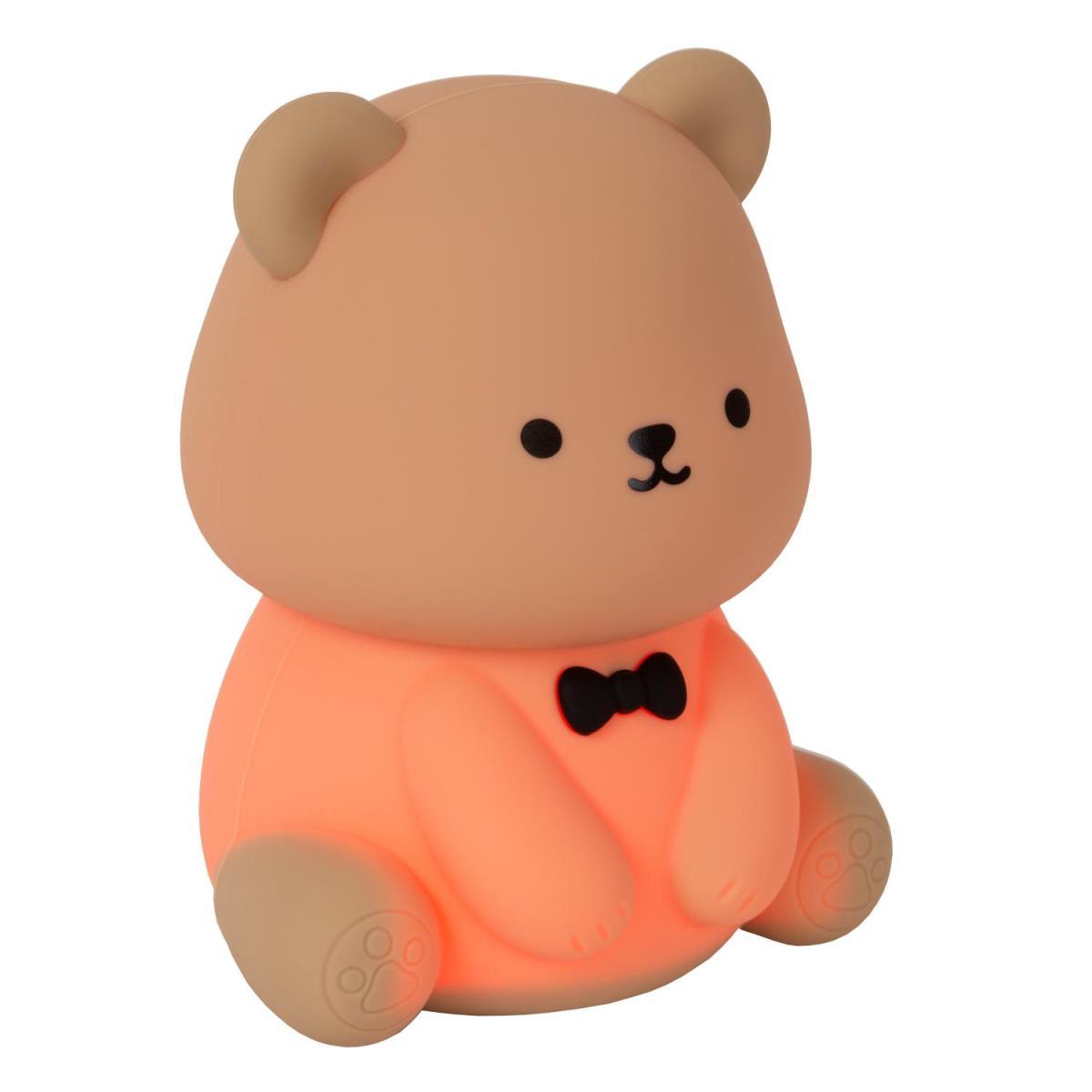 Настольные ламп Настольная лампа Lucide PINCHA BEAR 54500 01 43 коричневый
