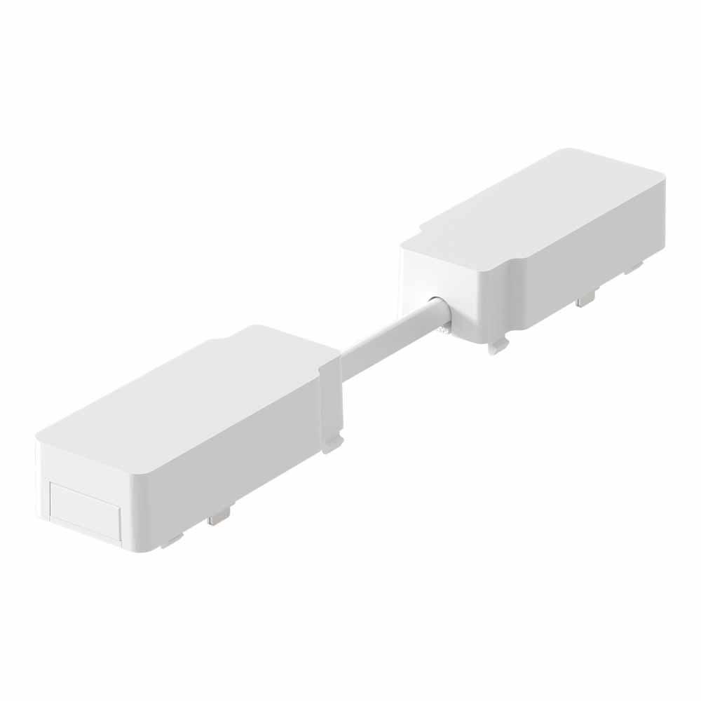 Трековые систем Коннектор прямой ST Luce SKYFLAT ST067.509.17 белый пластик