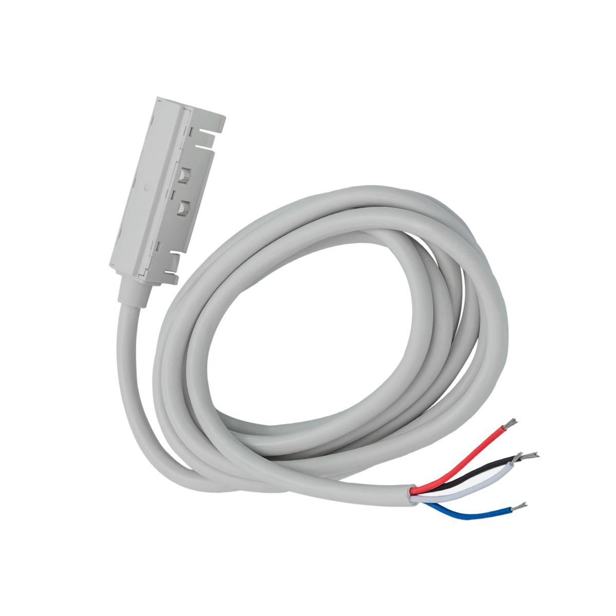 Трековые систем Питание для магнитного шинопровода Crystal Lux CLT 0.203 02 L500 WH белый пластик