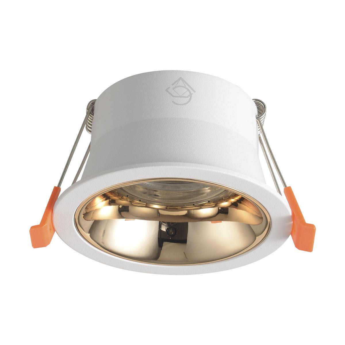 Светильник Встраиваемый светильник Crystal Lux CLT 081C WH-GO белый металл