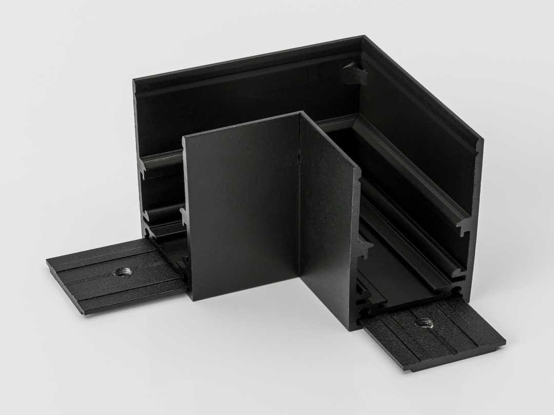 Трековые систем Коннектор LUMKER SY-LINK-CNLV-S1-BL 013604 черный металл