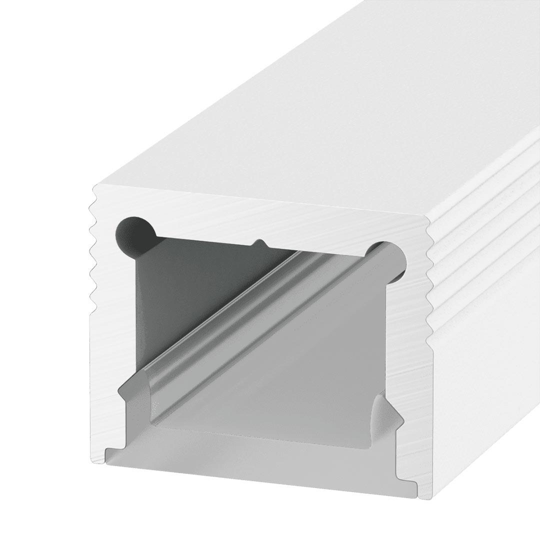 Светодиодные лент Профиль DesignLed LS.1613-W-R белый металл