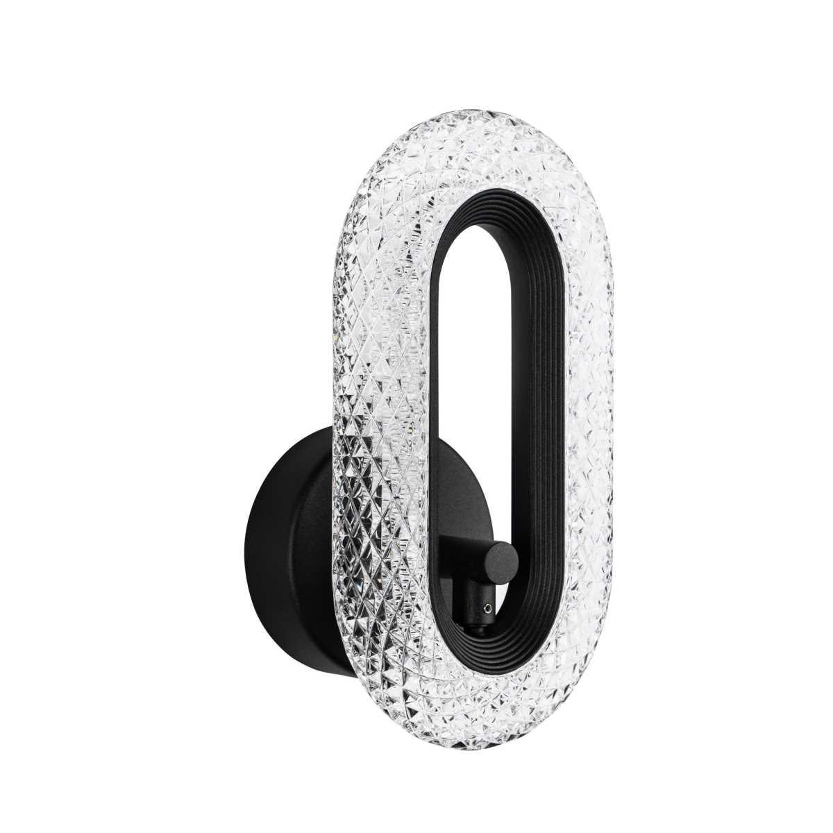 Настенные светильник Настенный светодиодный светильник Modelux Modestyle MS.1120.01 BK черный пластик