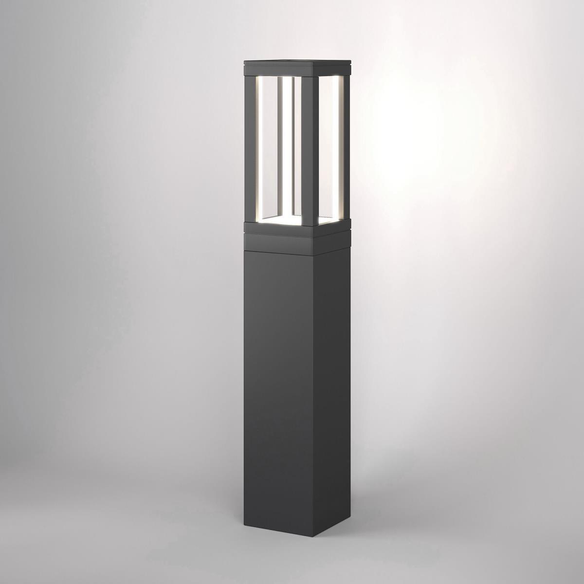 Уличное освещение Уличный светодиодный светильник Elektrostandard Frame 1529 Techno Led серый a051860 серый металл