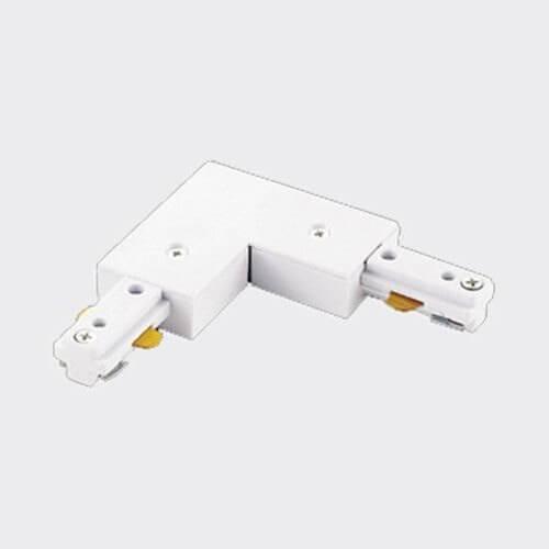 Трековые систем Соединитель угловой Italline WSO 74 white белый пластик