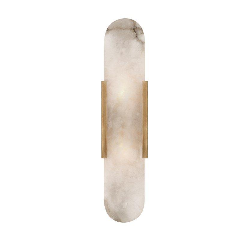 Бра с 1 плафоном Бра Melange Elongated Sconce латунь стекло