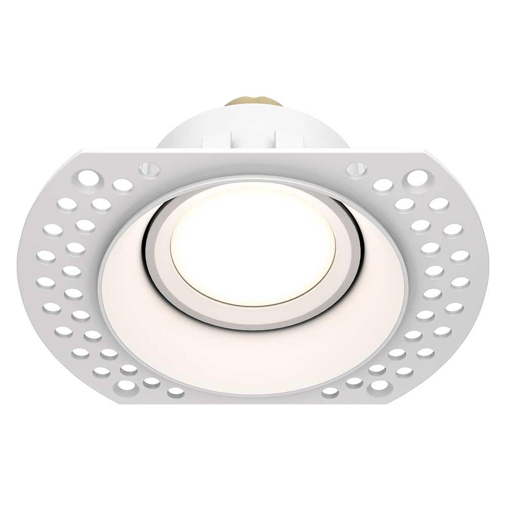 Офисное освещение Встраиваемый светильник Maytoni Technical Dot DL042-01-RD-W белый металл