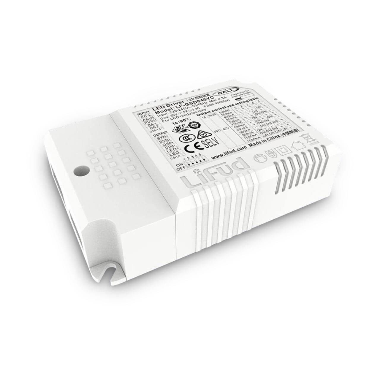 Светодиодные лент Блок питания Ideal Lux 0,3A Panel Driver Dali белый пластик
