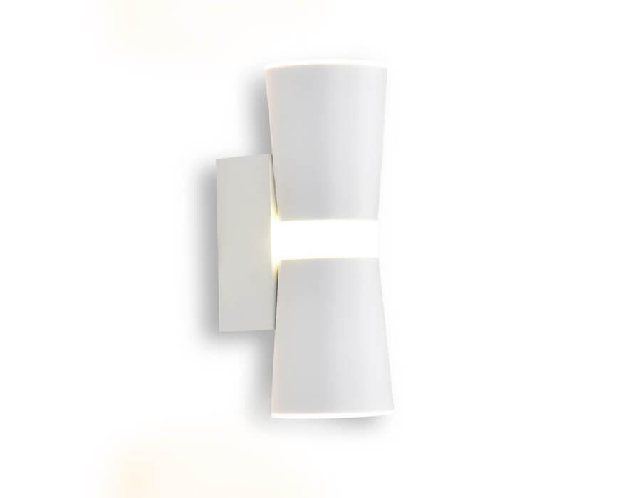 Настенные светильник Настенный светодиодный светильник Ambrella light Sota белый металл