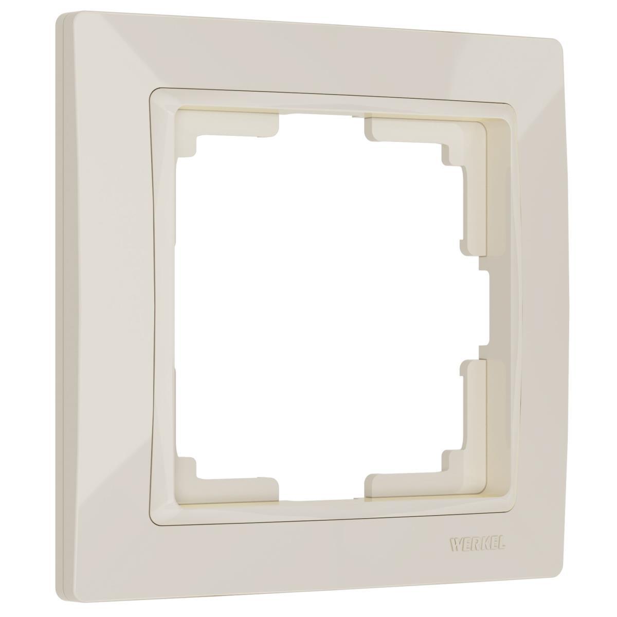 Электротовар Рамка на 1 пост Werkel Snabb basic слоновая кость W0012003 4690389161179 бежевый пластик