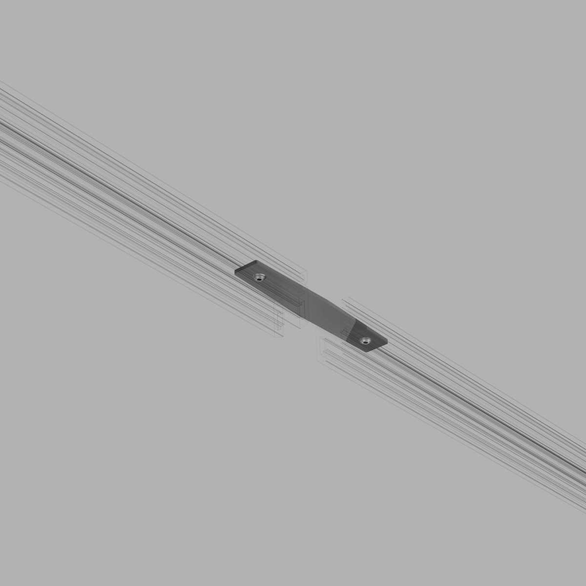 Трековые систем Соединительная планка Elektrostandard Mini Magnetic 85176 / 00 a065636 серый металл