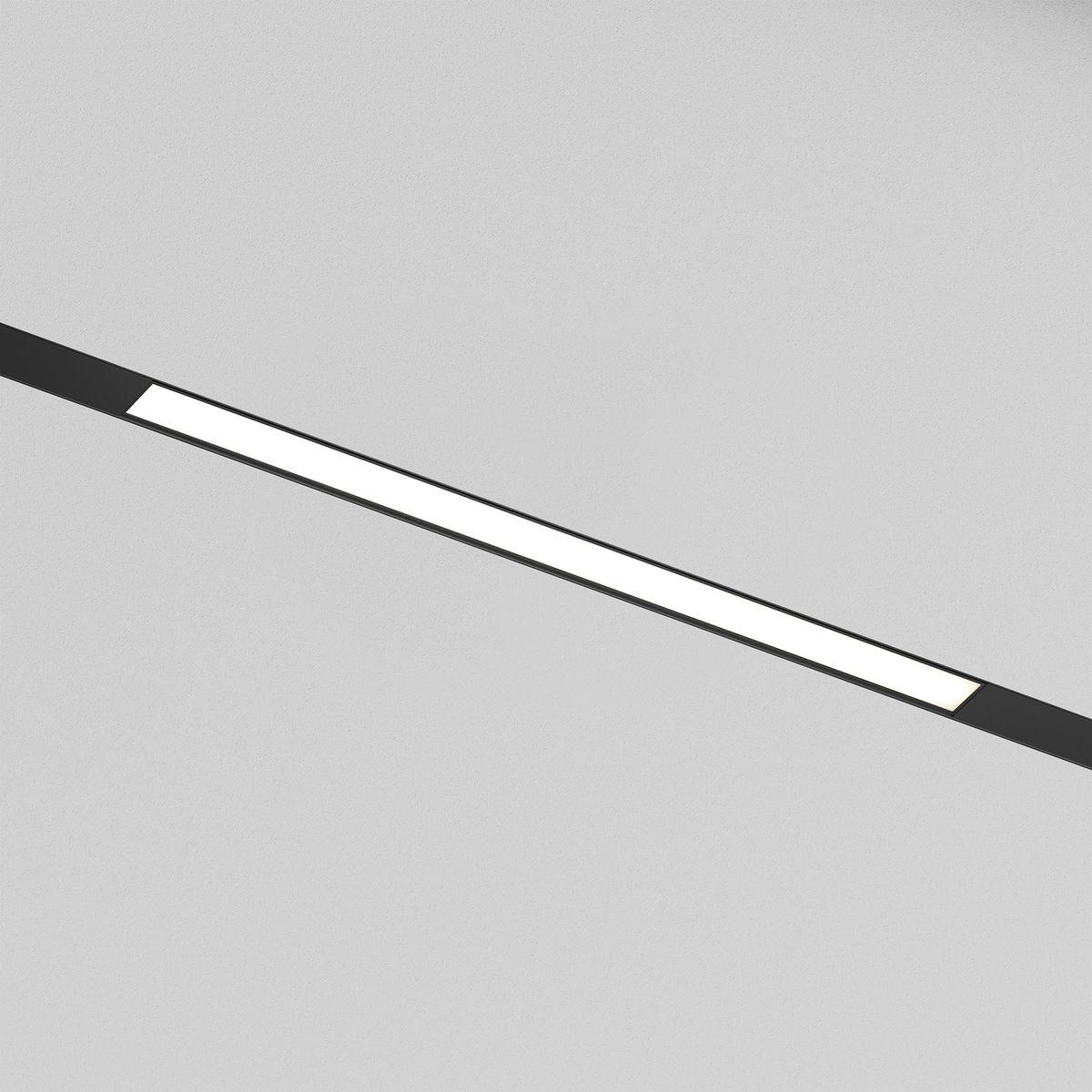 Трековые светильник Трековый светильник DENKIRS SMART LINEAR Zigbee черный металл