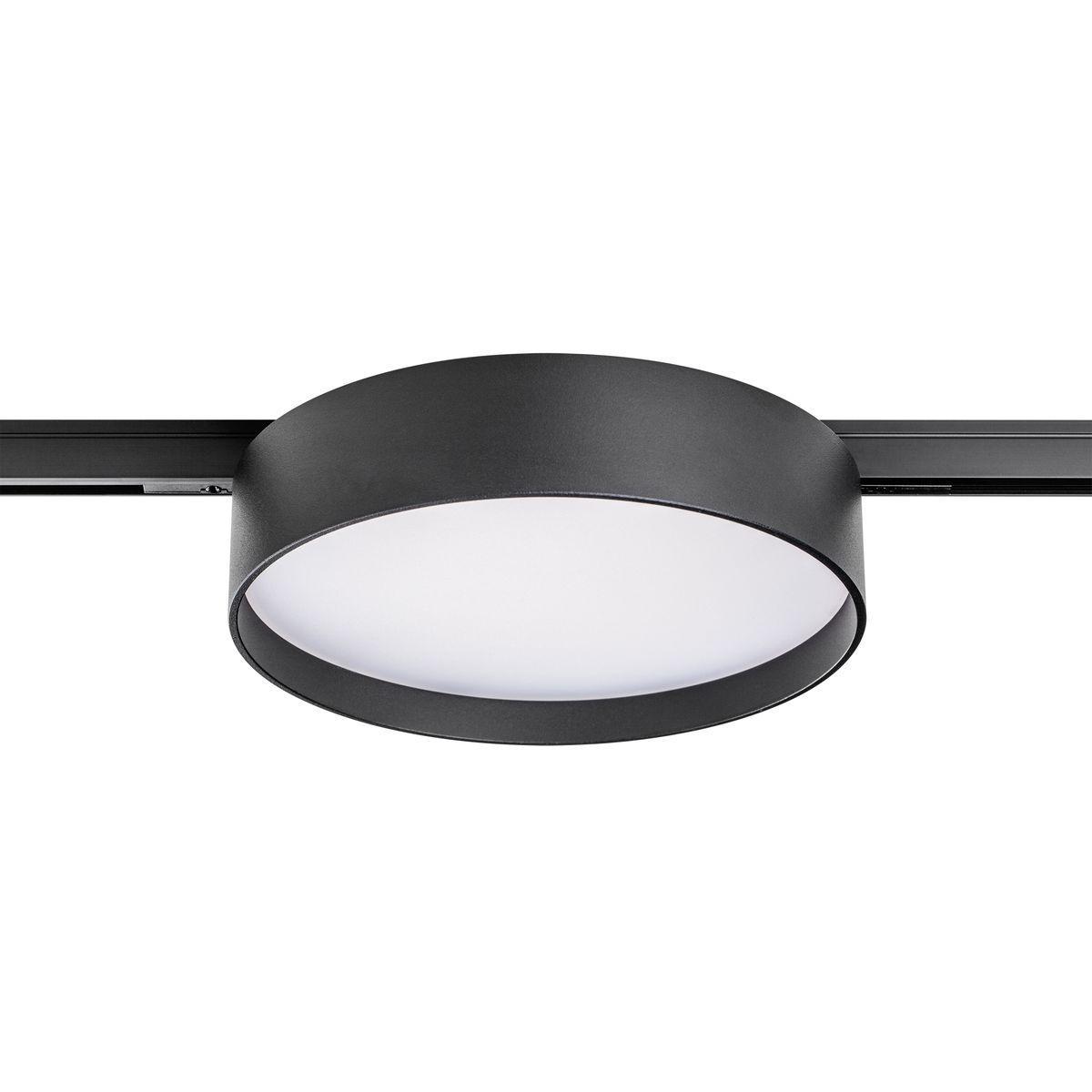 Трековые светильник Трековый светодиодный светильник Lightstar Linea черный металл