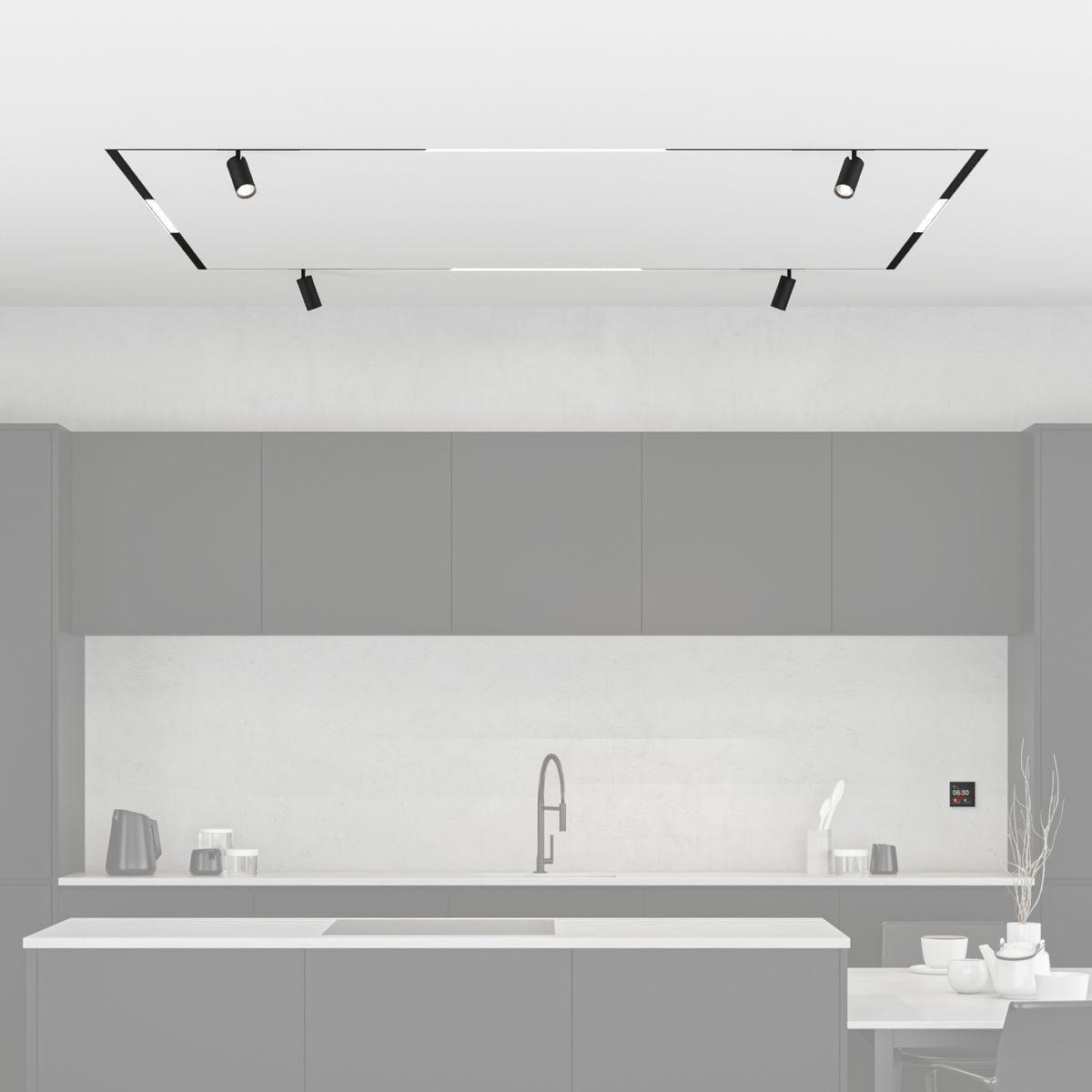 Трековые систем Комплект трековой системы Denkirs SET SMART ZigBee 03 PRO черный металл