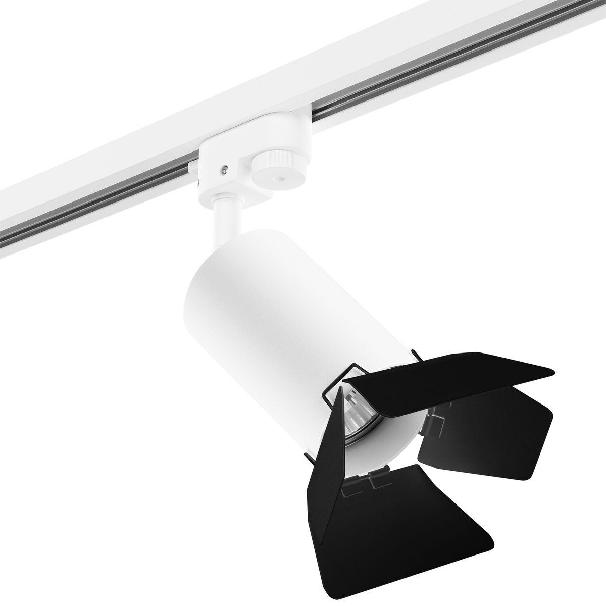 Светильник Комплект с трековым светильником Lightstar Rullo (214436+592056+202437) белый металл