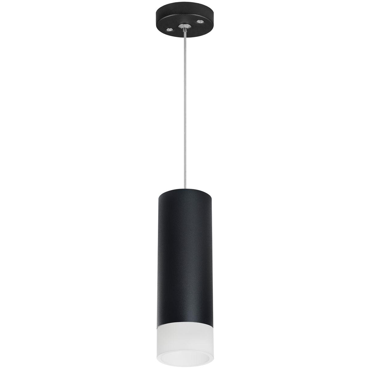Светильник Комплект с подвесным светильником Lightstar Rullo (214487+590057+202431) черный пластик