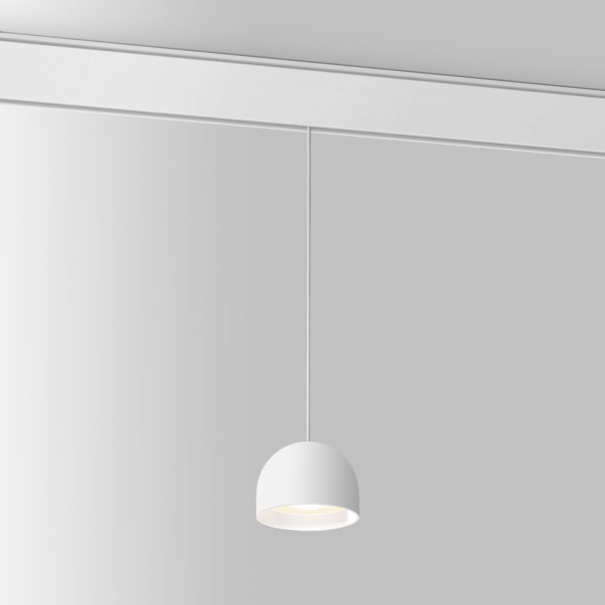 Трековые светильник Трековый светодиодный светильник Elektrostandard Slim Magnetic Uno 85126 01 белый металл