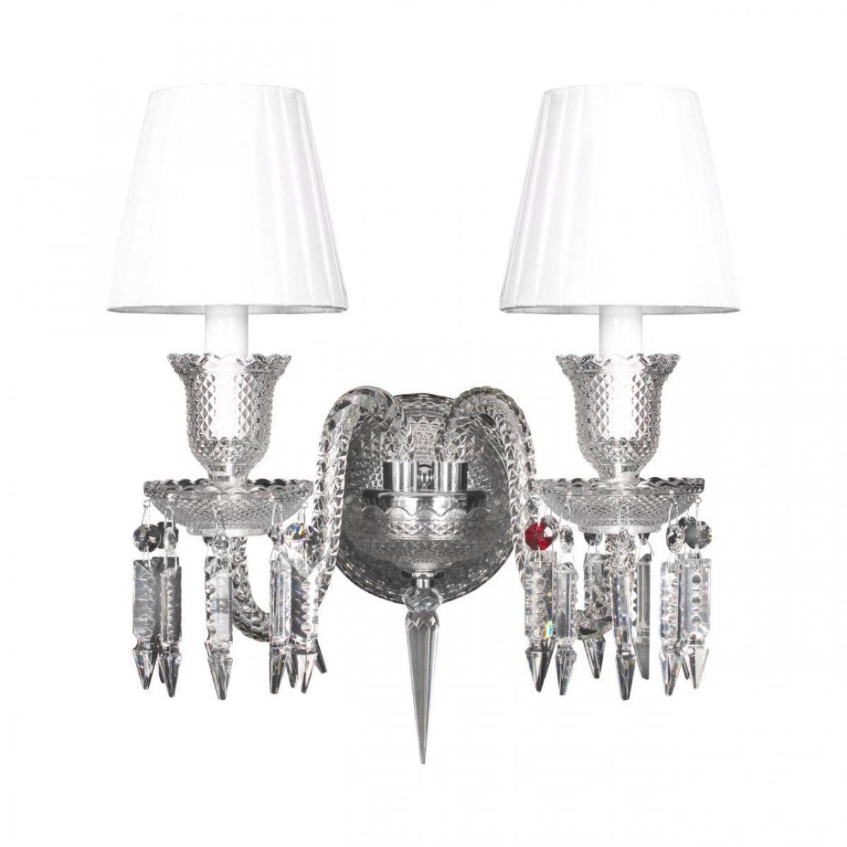 Бра с 2 плафонам Бра Zenith 10210 White белый металл