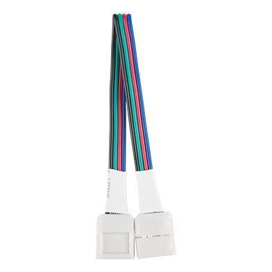 Светодиодные лент Коннектор гибкий для светодиодной ленты RGB Gauss (3 шт) белый пластик
