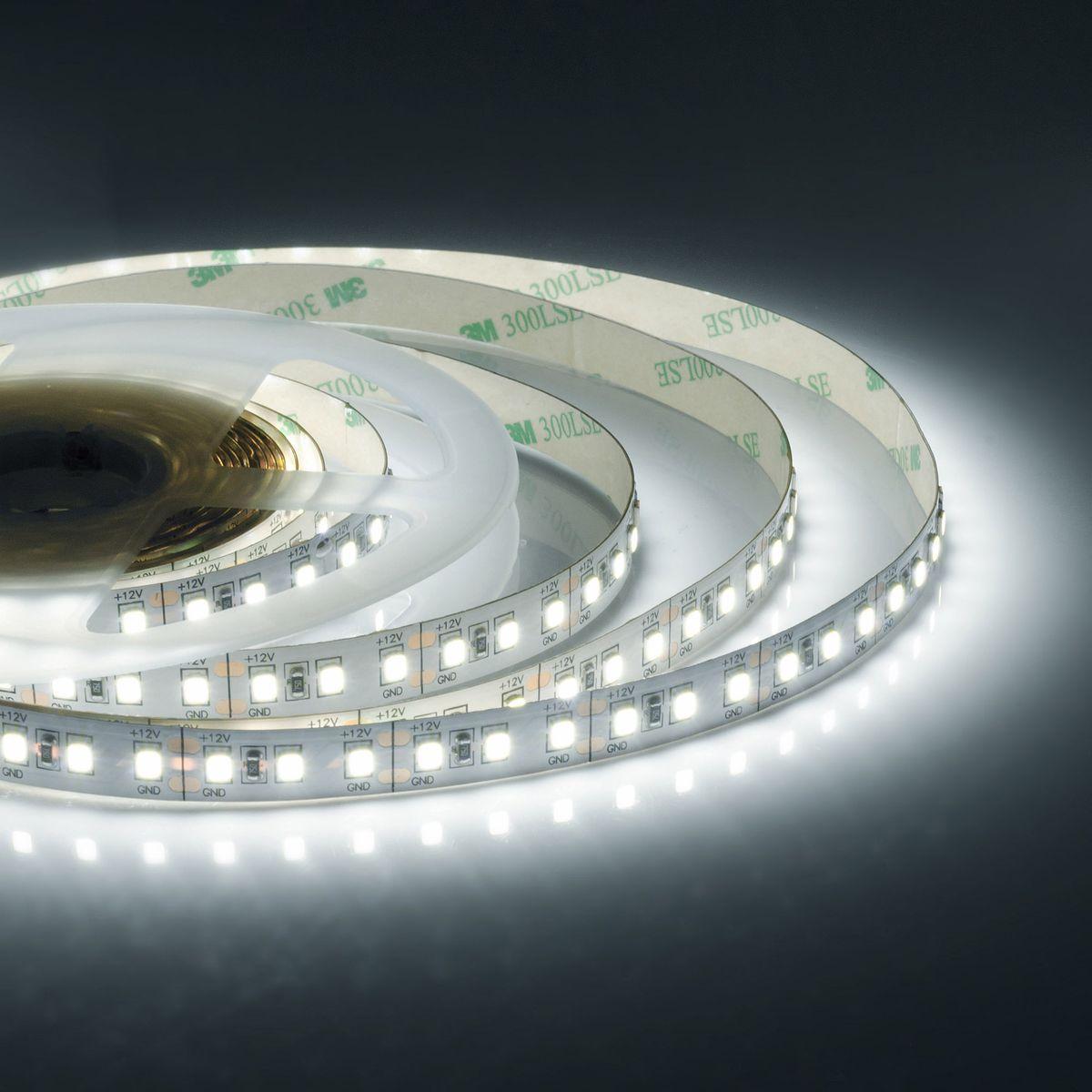 Светодиодные лент Светодиодная лента Apeyron m 120LED m 2835SMD холодный белый 2M 211BL белый пластик