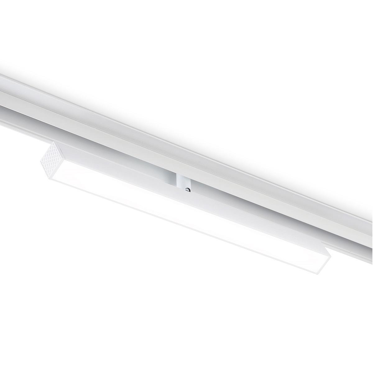 Трековые светильник Трековый светодиодный светильник Ambrella light Track System Magnetic белый металл