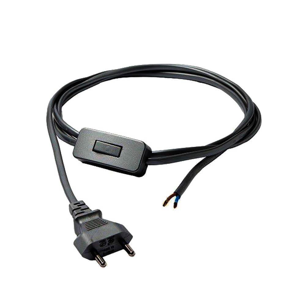 Электротовар Кабель с выключателем Nowodvorski Cameleon Cable with switch 8611 черный пластик