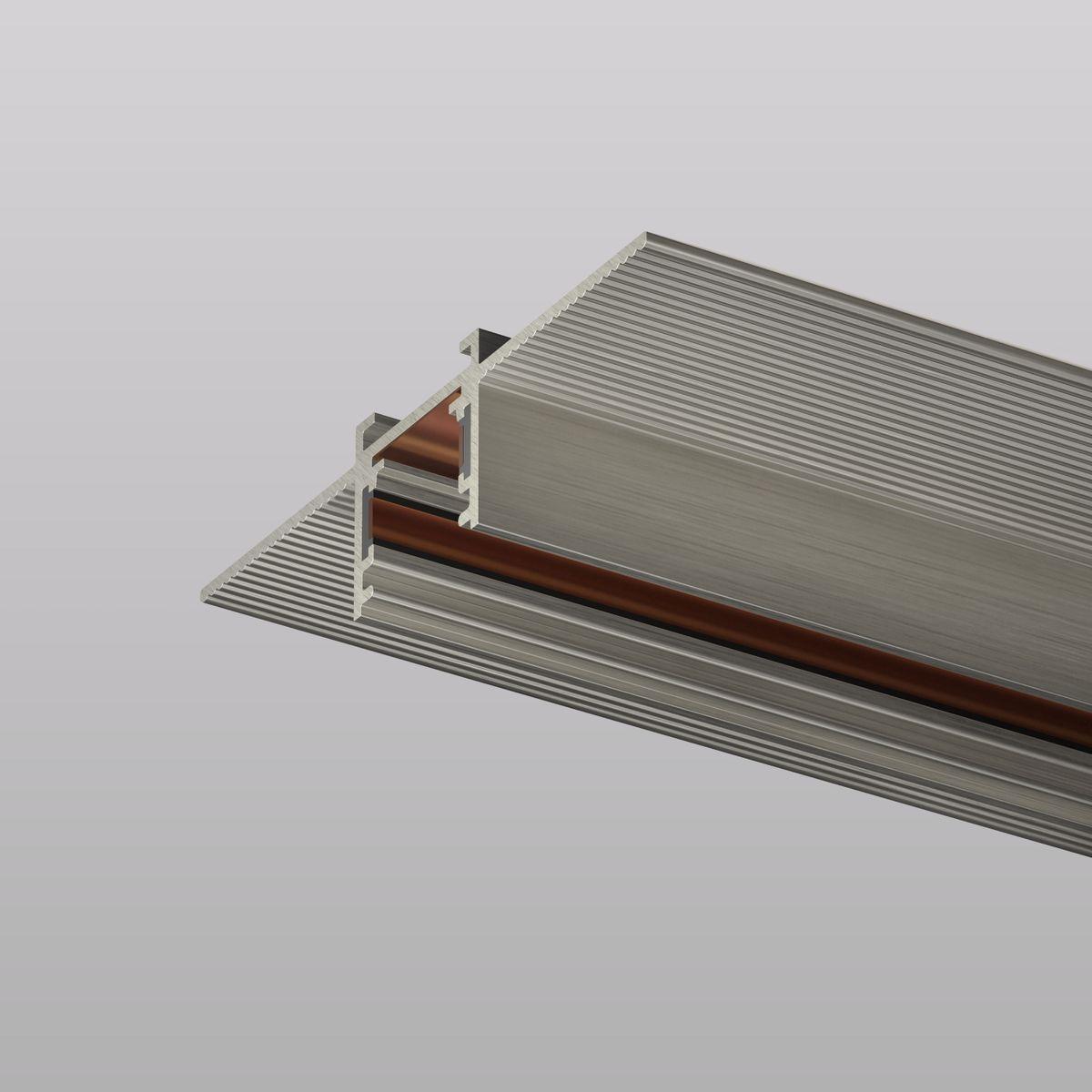 Трековые систем Шинопровод Denkirs Shine Hide TR5702-DN никель металл
