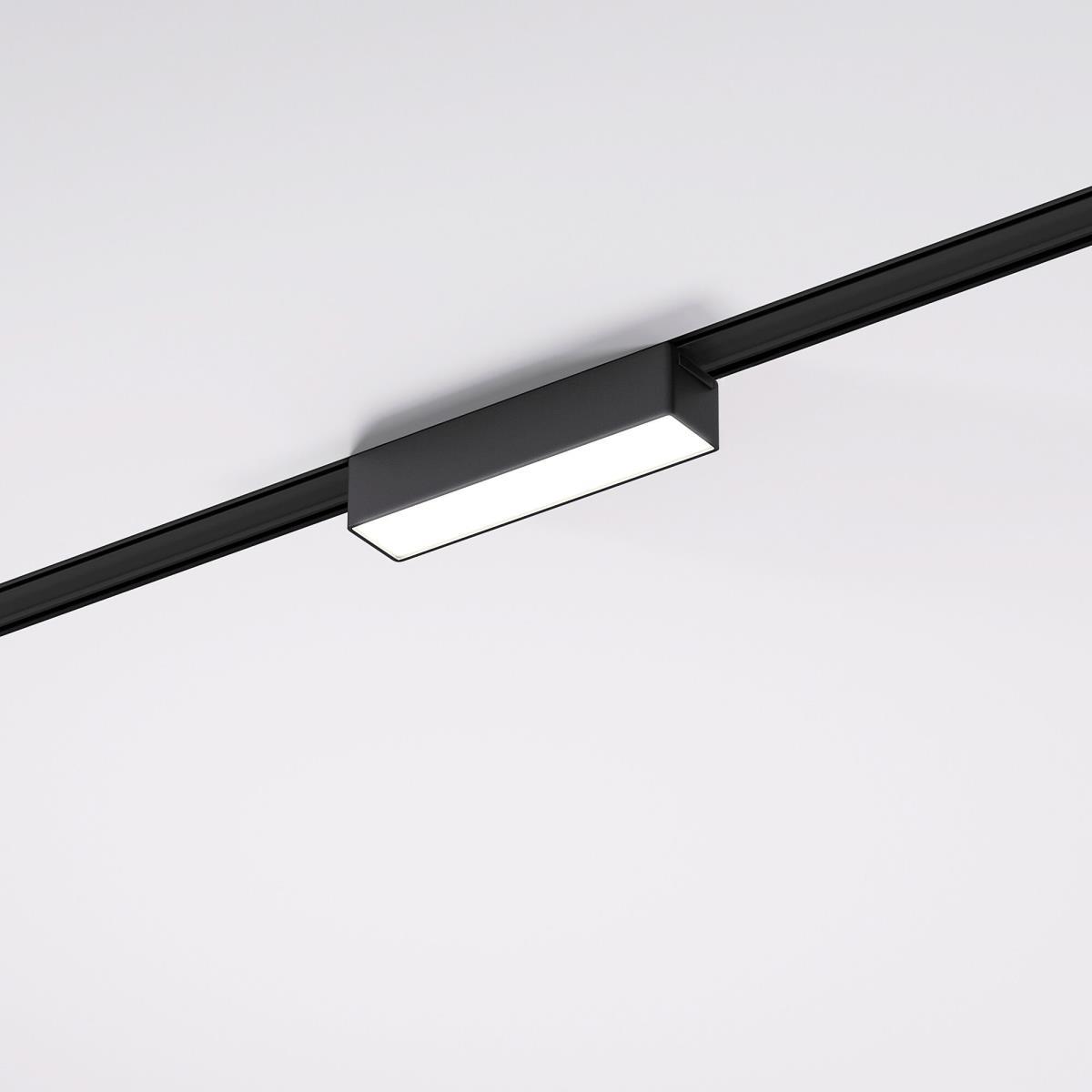 Трековые светильник Трековый светодиодный светильник Elektrostandard Flat Magnetic Vision 85087 01 черный черный металл