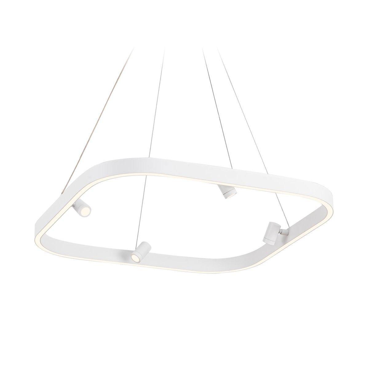 Подвесная люстра Подвесная светодиодная люстра Ambrella light Comfort Line белый металл
