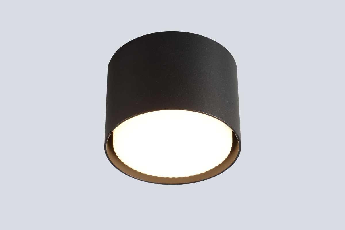 Потолочные светильник Светильник потолочный Crystal Lux CLT 073C BL черный металл