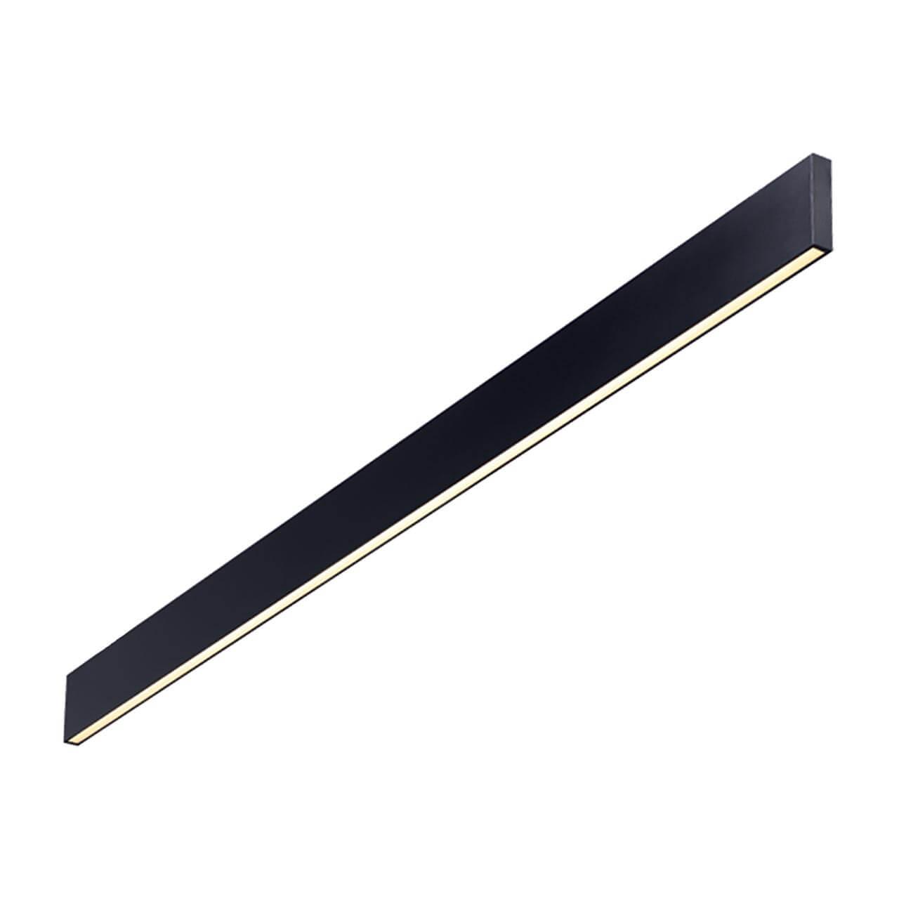 Офисное освещение Настенный светодиодный светильник Ideal Lux Linus AP BK 242019 черный металл