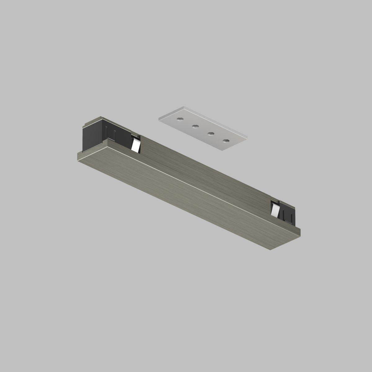 Трековые систем Коннектор прямой Denkirs Shine Base TR5722-DN никель металл