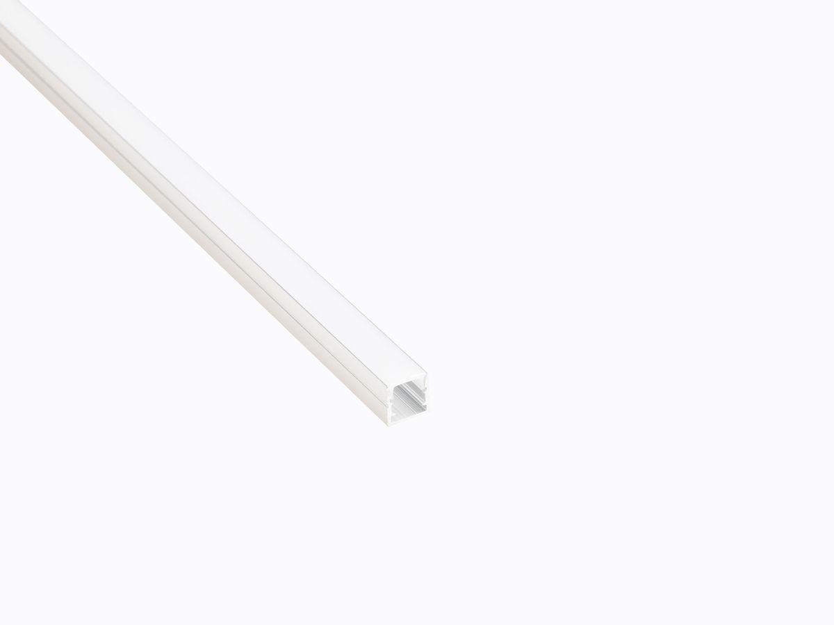 Светодиодные лент Профиль накладной LEDS POWER СПН1010 алюм. анод-й с матовым рассеивателем 2м серый металл