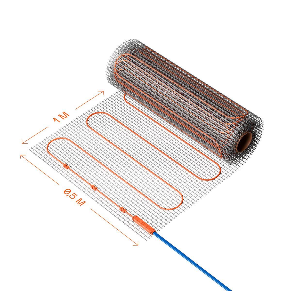 Электротовар Нагревательный мат Voltum 150 Вт / м 1 м 0,5 м2 VLT01-150-0.5