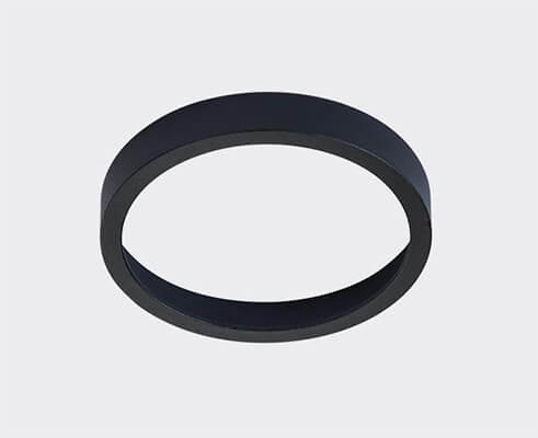 Светильник Кольцо декоративное Italline Solo SP RING black черный металл