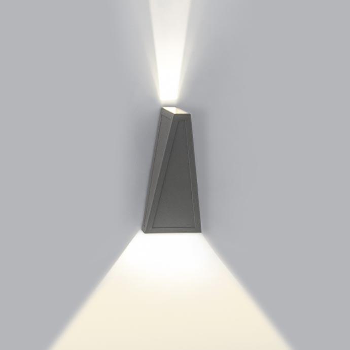 Настенные светильник Настенный светодиодный светильник Crystal Lux CLT DG серый металл