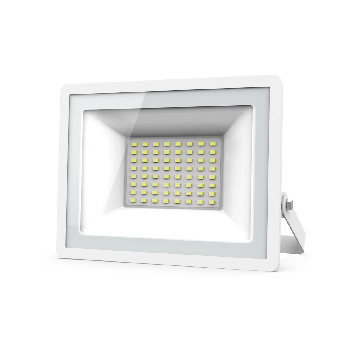 Уличное освещение Прожектор светодиодный Gauss Slim 50W 6500К 613120350 белый стекло