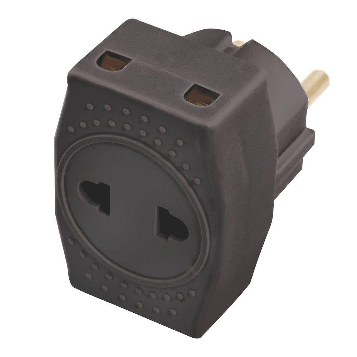 Электротовар Разветвитель сетевой 3-местный компактный б / з Stekker ADP10-16-20, 250V, 10A,… черный