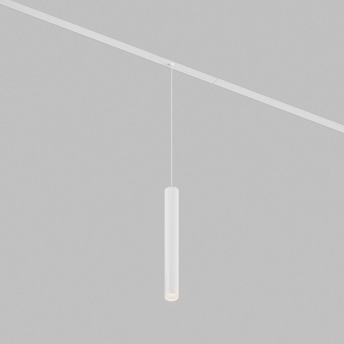Трековые светильник Трековый светодиодный светильник Denkirs Simple Spot белый металл